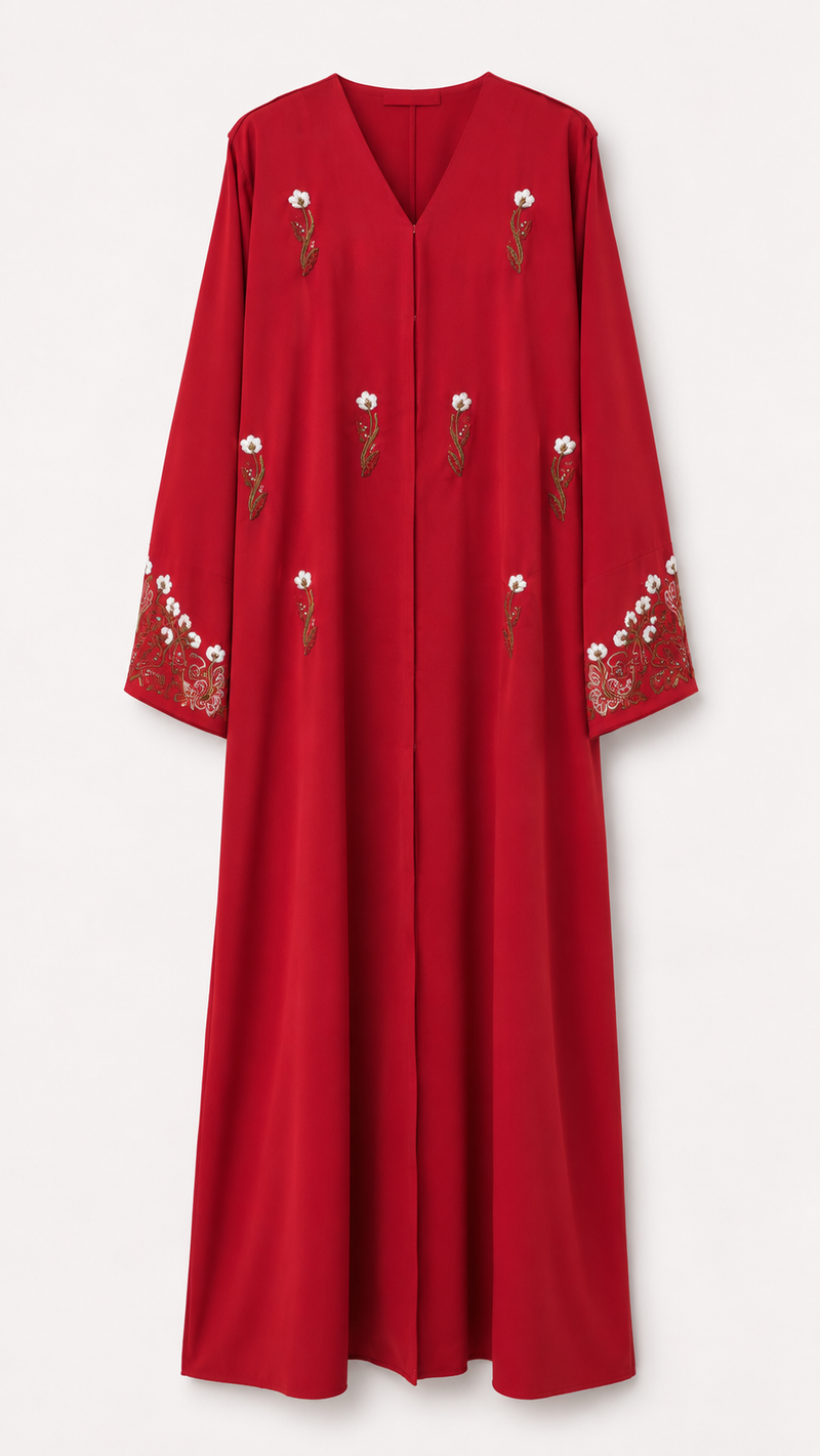 Embroidered Crimson