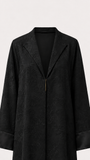 Textured Black Lapel