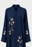 Embroidered Marine Blue