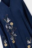 Embroidered Marine Blue