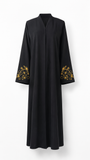 Gold Embroidered black