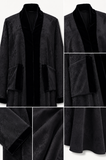 Velvet Lapel Textured