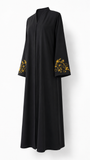 Gold Embroidered black