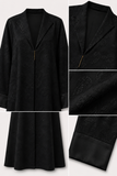 Textured Black Lapel