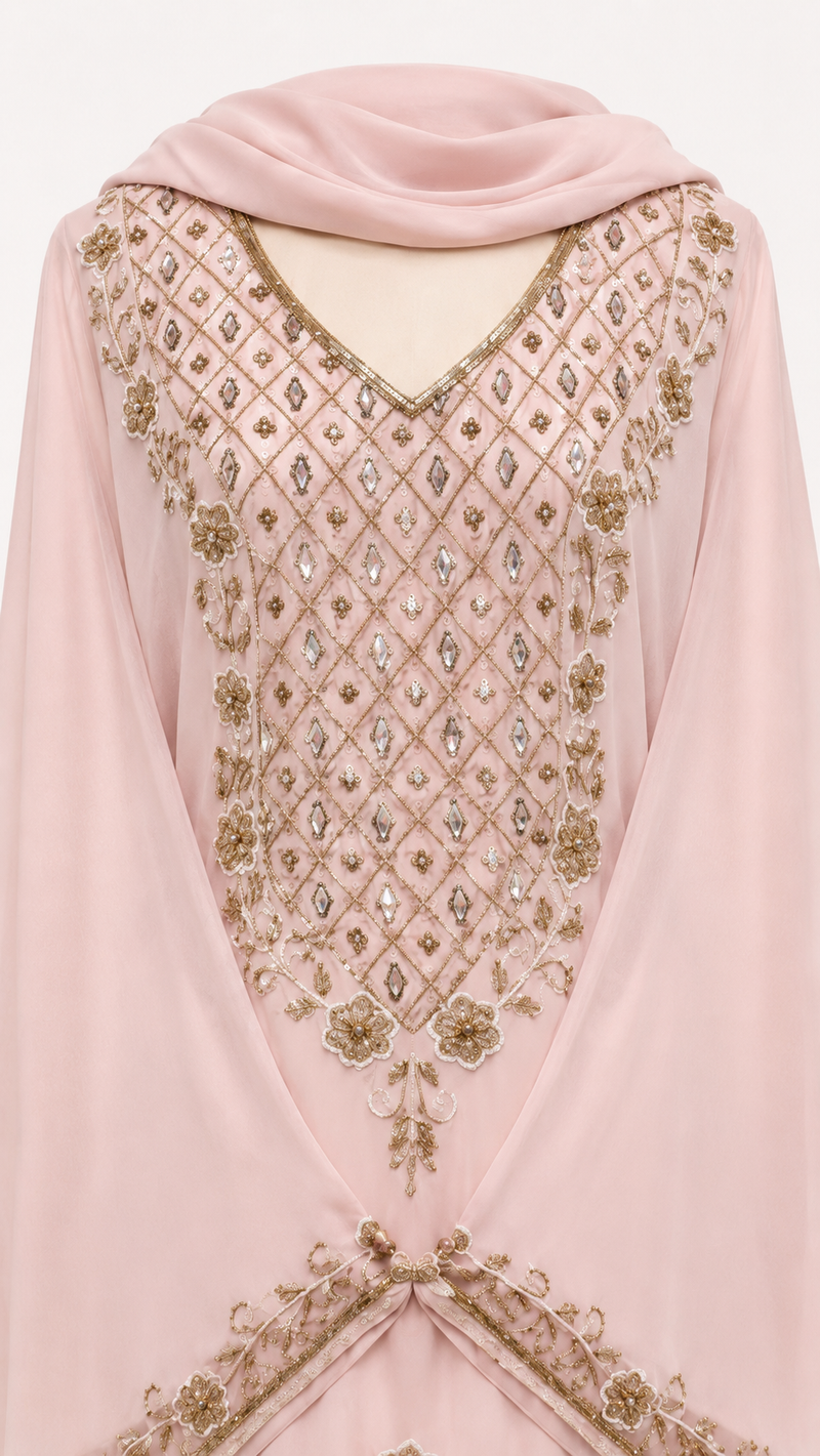 Embellished Pastel Pink