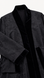 Velvet Lapel Textured