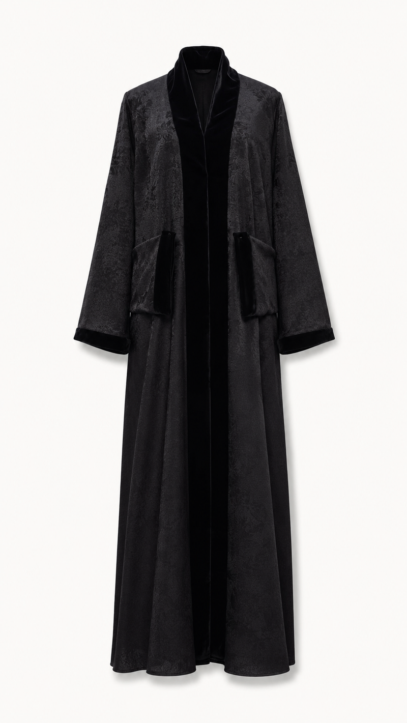 Velvet Lapel Textured