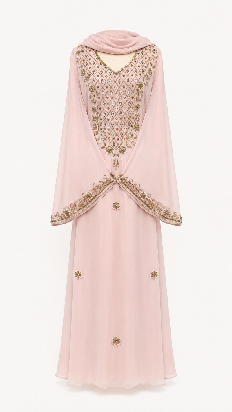 Embellished Pastel Pink