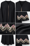 Crystal Cuff Black