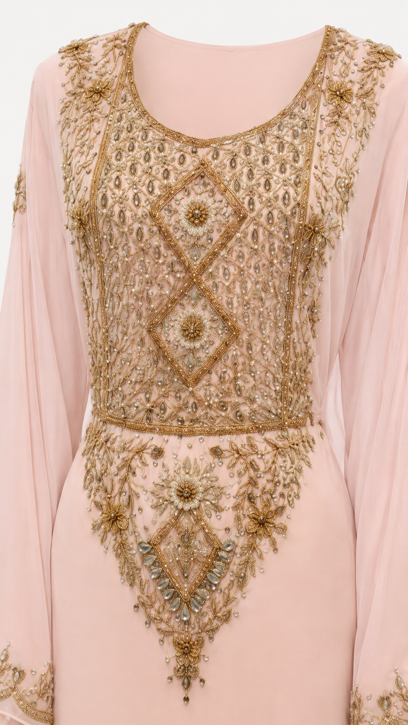 Embellished Blush Pink