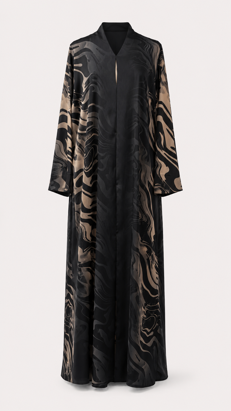 Marble Print Silk