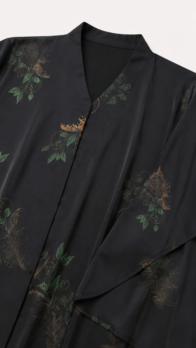 Bronze Metallic Silk