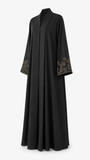 Black Embroidered Abaya