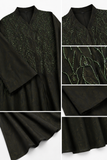 Olive Jacquard