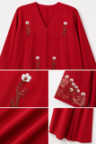 Embroidered Crimson