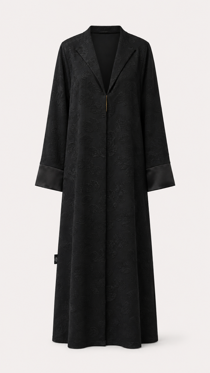 Textured Black Lapel