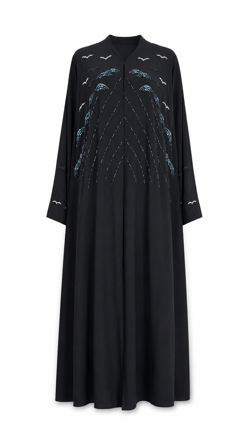 Beaded Bodice Black