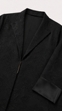 Textured Black Lapel