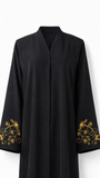 Gold Embroidered black