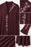 Embellished Burgundy