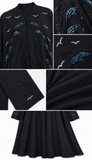 Beaded Bodice Black